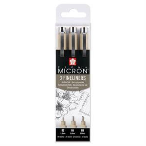 Sakura Pigma Micron Fineliner 3 Pen Set